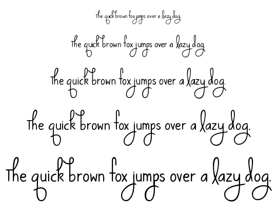KG Ways to Say Goodbye font