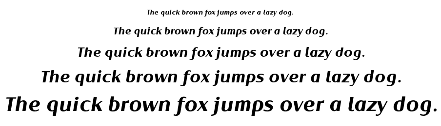 Oblik Classic Bolt Italic font