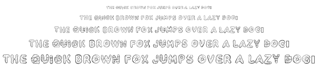 PW Yummy Donuts font