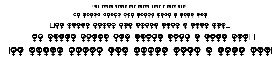 alphashapes female font