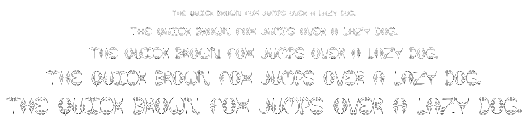 Claw font