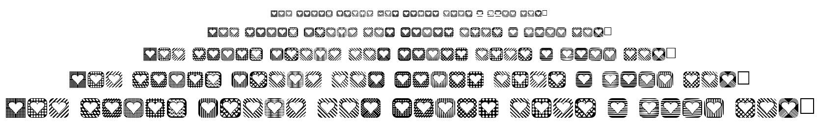 Heart Things 2 font