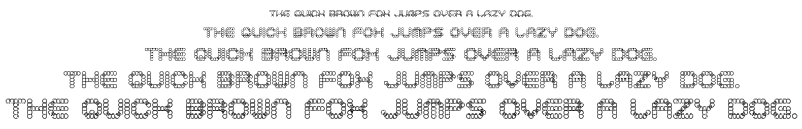 Lynx BRK font