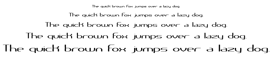 Nanosecond font