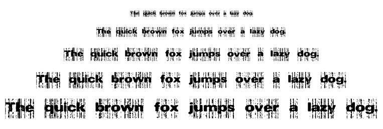 Xerox Malfunction font