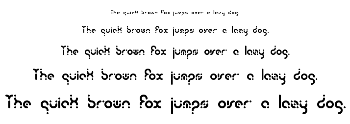 Zoetrope font