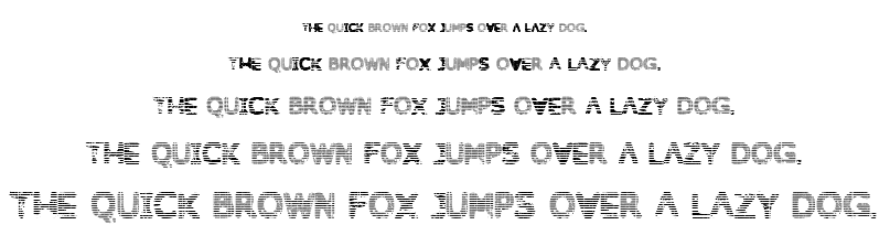 Behind Dirty Blinds font