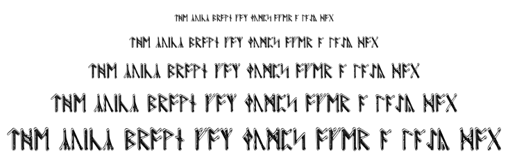 Beowulf Runic font