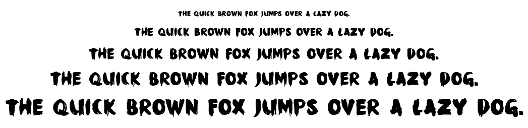 DK Black Mark font