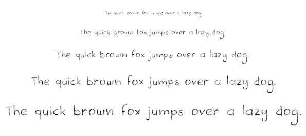 DK Crayonista font