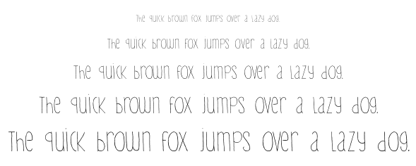 DK Lampion font