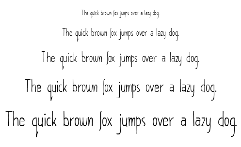 DK Pimpernel font