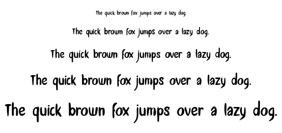 DK Zonnig font