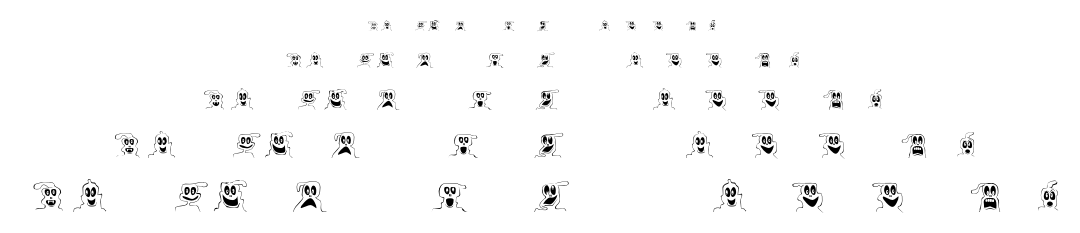 FE 10 Lil Ghosts font