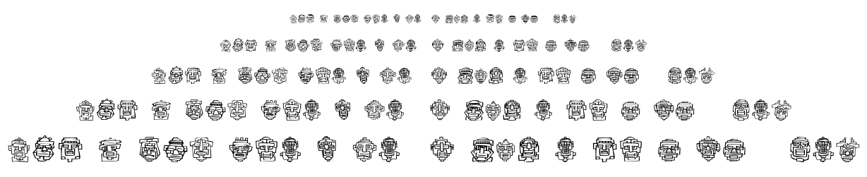 FE 20 Faces font