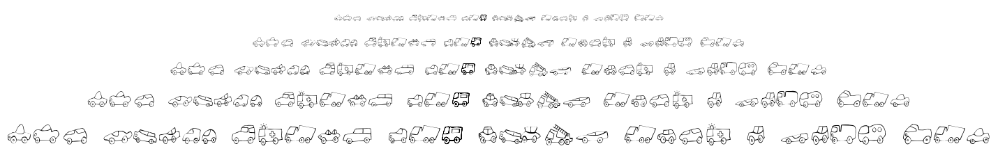 FE Fantastique Cars font