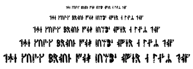 Fenrir Runic font