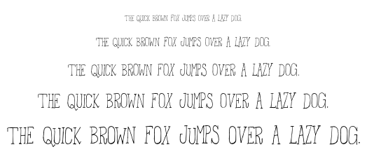 From the Woods font