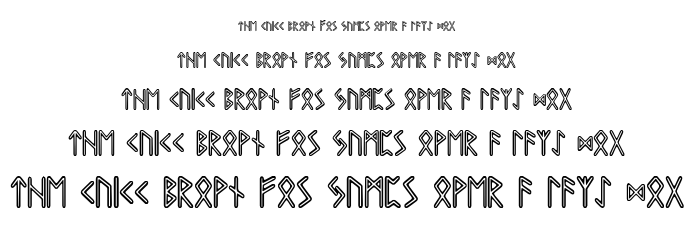 Graip Runic font