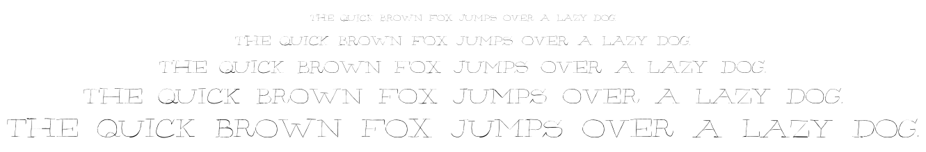 Hairliner font