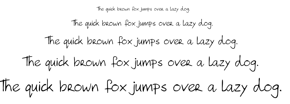 Hanoded Hand font