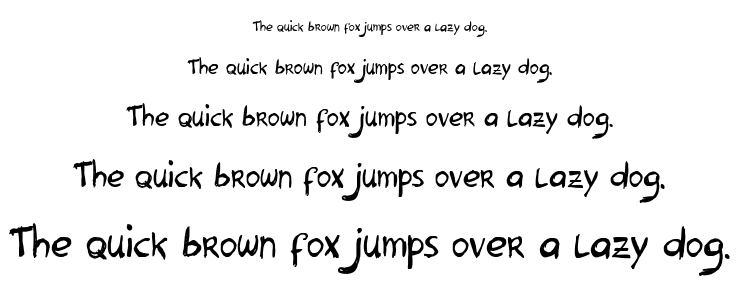 Hanoded font