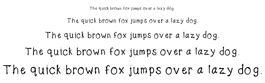 KB Peppy font