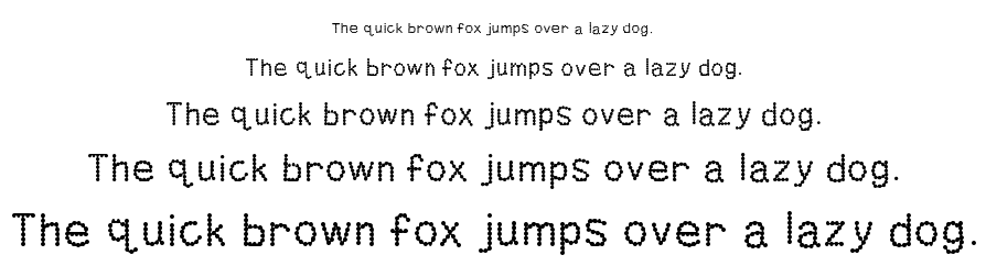 KB Skittled font