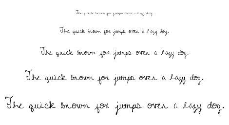 MTF Colleen Cursive font