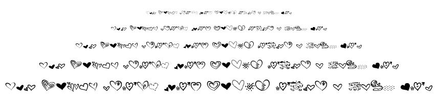 MTF Heart Doodle font