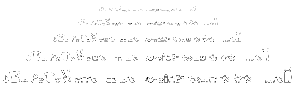 MTF Itty Bitty Baby font