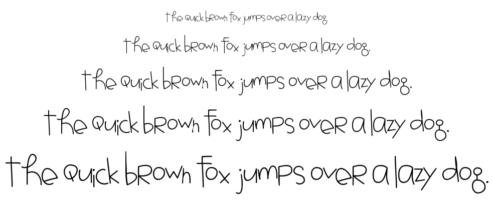 MTF Jotted font