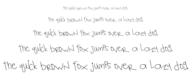 MTF Notebook font