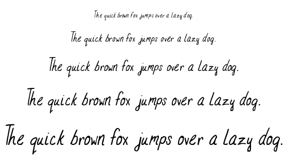 MTF Stampin Rachel font