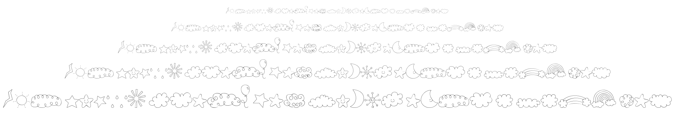 MTF Sweet Sky Dings font