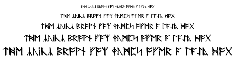 Modraniht Runic font