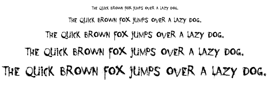 Nyctophobia font