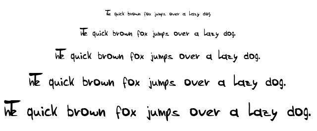 Sam’s Handwriting font