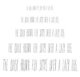 Sleeping on a Cloud font