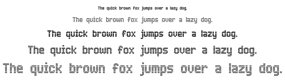 Advanced LED Board-7 font