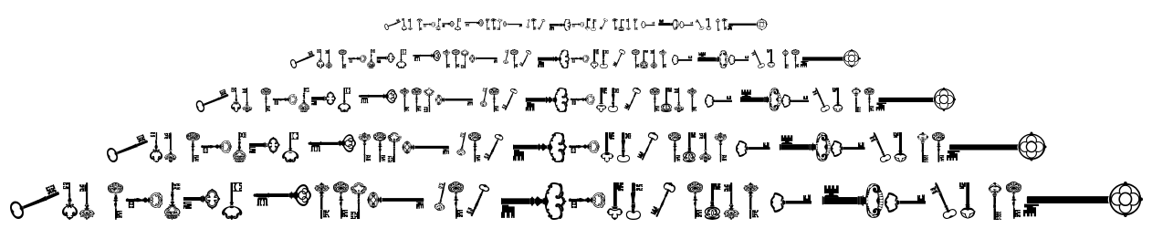 Old Retro Keys TFB font