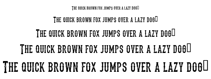 The Dead Saloon font