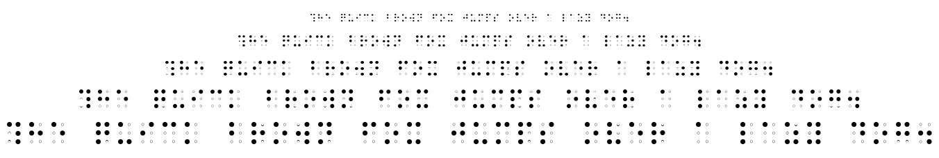 Braille AOE font