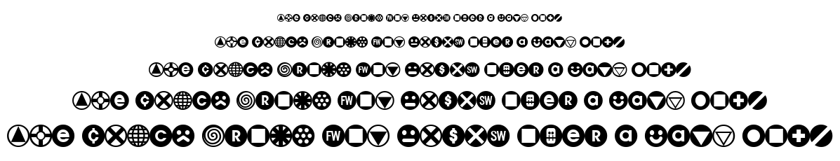 Bullet Balls Aoe font