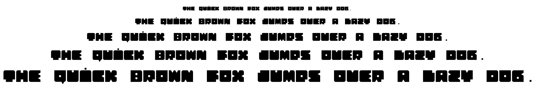 Bloquer Modular font