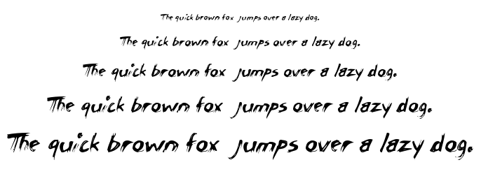 Chicken Scratch AOE font