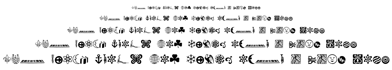 Davys Other Dingbats font