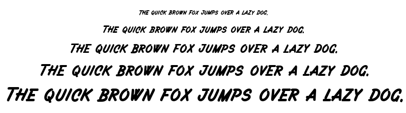 Filbert Brush font