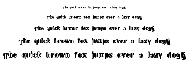 Handy Stencil font