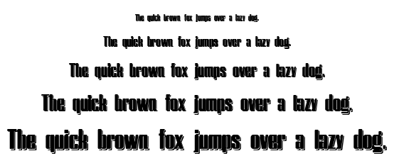 Hostil Shadow font